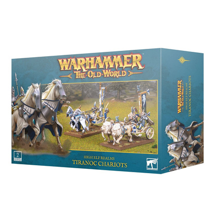 The Old World High Elf Realms: Tiranoc Chariots / Lion Chariots of Chrace