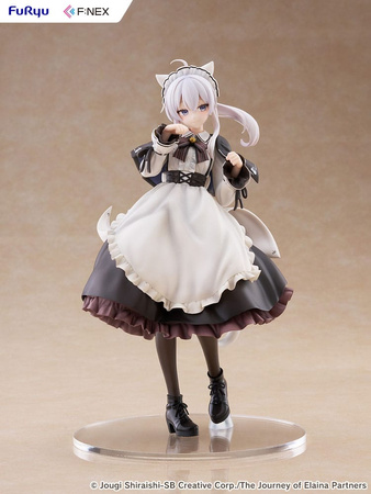 [PRZEDSPRZEDAŻ] Wandering Witch: The Journey of Elaina F:NEX PVC Statue 1/7 Elaina Maid costume with cat ears Ver. 24 cm
