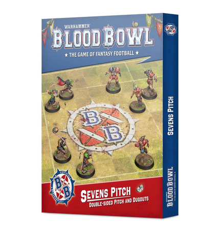Blood Bowl Sevens Pitch: Double-sided Pitch and Dugouts