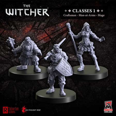 The Witcher RPG Classes 1: Craftsman, Man-at-Arms, Mage