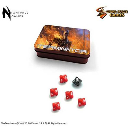The Terminator RPG: Tin Dice Set