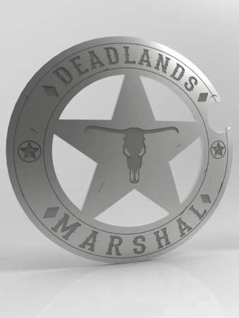 Deadlands The Weird West: Marshall's Badge