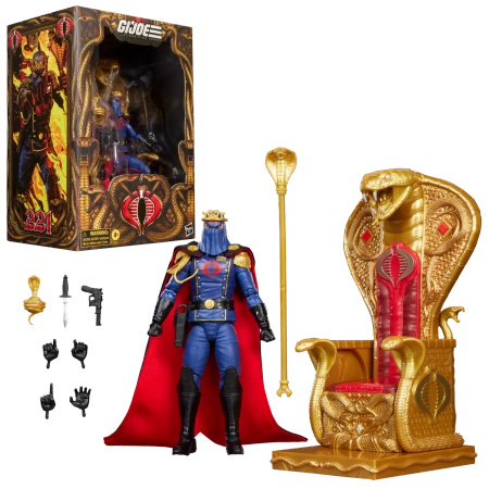 [PRZEDSPRZEDAŻ] G.I. Joe Classified Series #221, Cobra Commander in dress uniform & throne