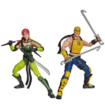 G.I. Joe Classified Series #212, Ninja Force Scarlett and T'Jbang