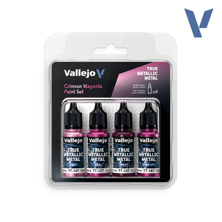 Crimson Magenta Paint Set