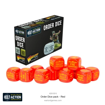 Orders Dice Pack Red
