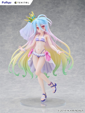 [PRZEDSPRZEDAŻ] No Game No Life Tenitol Tall PVC Figure Shiro swimwear dress Ver. 29 cm