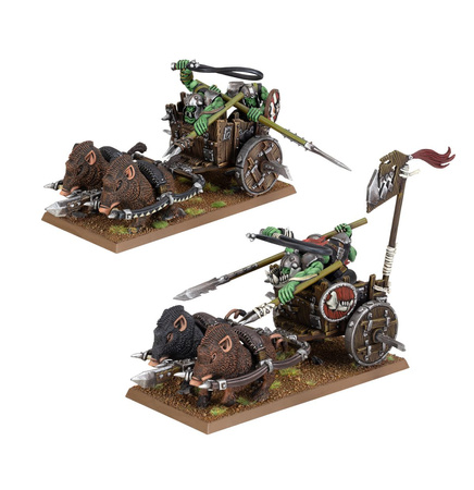 The Old World Orc and Goblin Tribes: Orc Boar Chariots