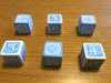 Blue Rose Dice Set