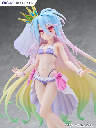 [PRZEDSPRZEDAŻ] No Game No Life Tenitol Tall PVC Figure Shiro swimwear dress Ver. 29 cm